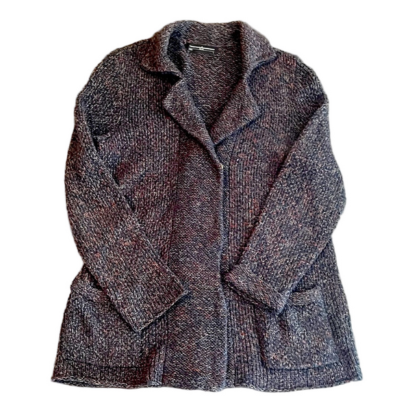 Peruvian Connection Collared Cardigan Jacket - Picture 1 of 10